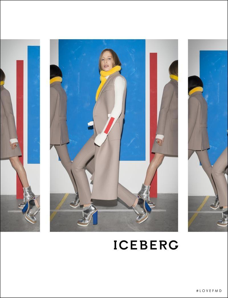 Natasa Vojnovic featured in  the Iceberg advertisement for Autumn/Winter 2014
