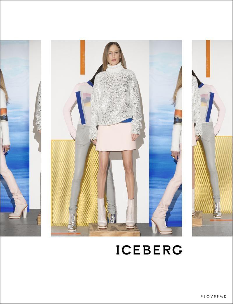 Natasa Vojnovic featured in  the Iceberg advertisement for Autumn/Winter 2014