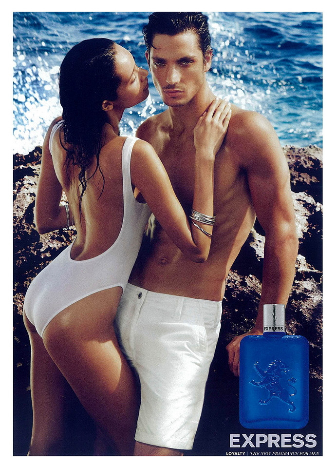 Daniela de Jesus featured in  the Express Loyalty fragrance advertisement for Spring/Summer 2012