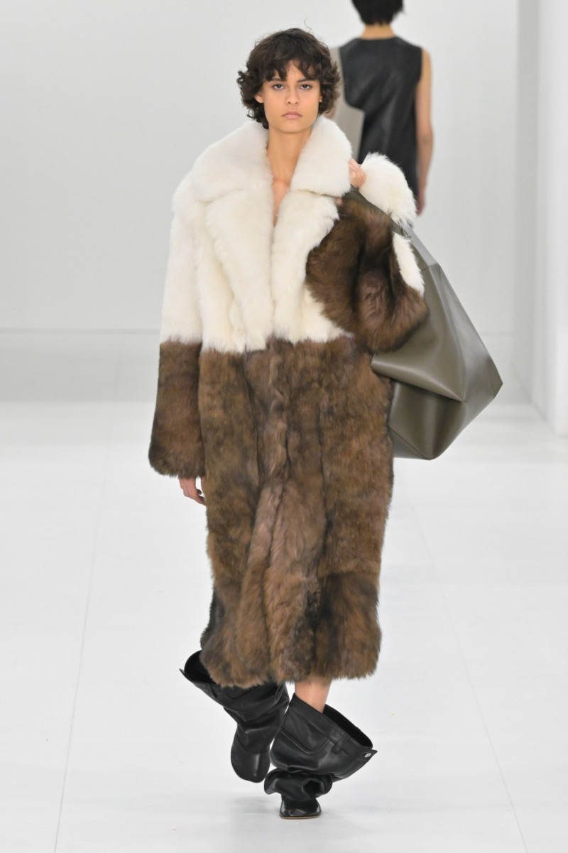 Sophia Lisboa featured in  the Loewe fashion show for Autumn/Winter 2023