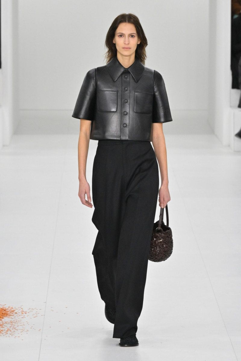 Jeanne Cadieu featured in  the Loewe fashion show for Autumn/Winter 2023