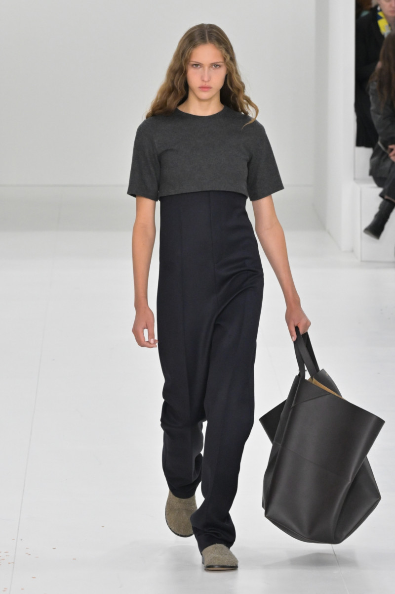 Angelina Kendall featured in  the Loewe fashion show for Autumn/Winter 2023