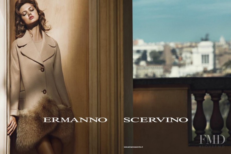 Lindsey Wixson featured in  the Ermanno Scervino advertisement for Autumn/Winter 2014