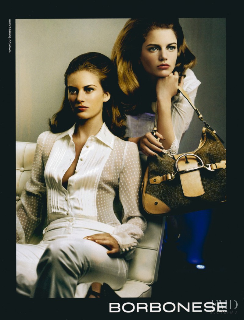 Nynke van Verschuer featured in  the Borbonese advertisement for Spring/Summer 2006