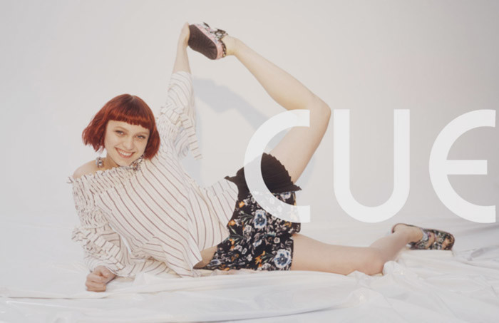 CUE advertisement for Spring/Summer 2017