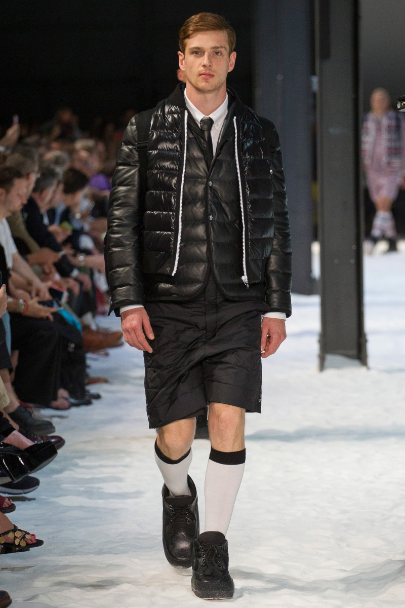 Lucas Mascarini featured in  the Moncler Gamme Bleu fashion show for Spring/Summer 2018