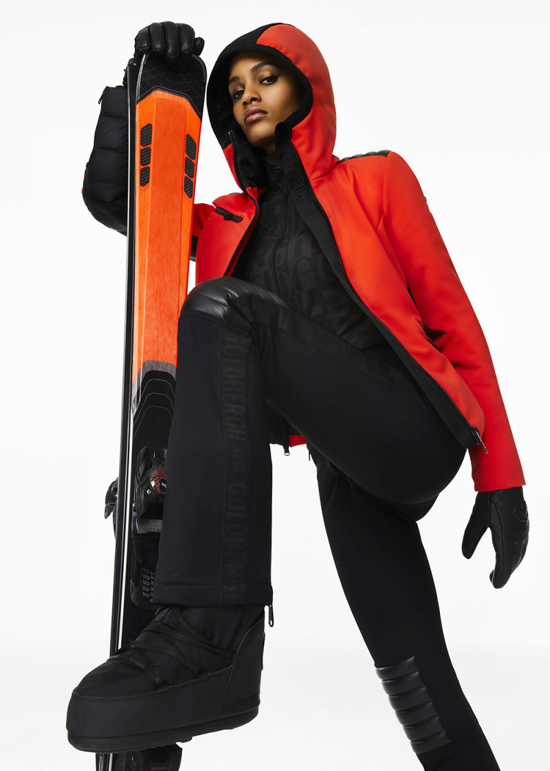 Mila van Eeten featured in  the Goldbergh advertisement for Autumn/Winter 2021