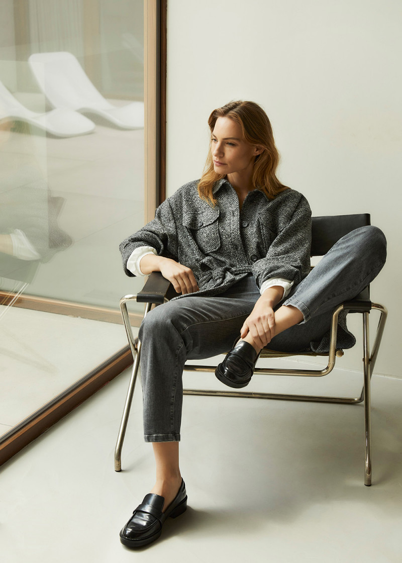 Renee Meijer featured in  the Claudia Sträter advertisement for Fall 2022