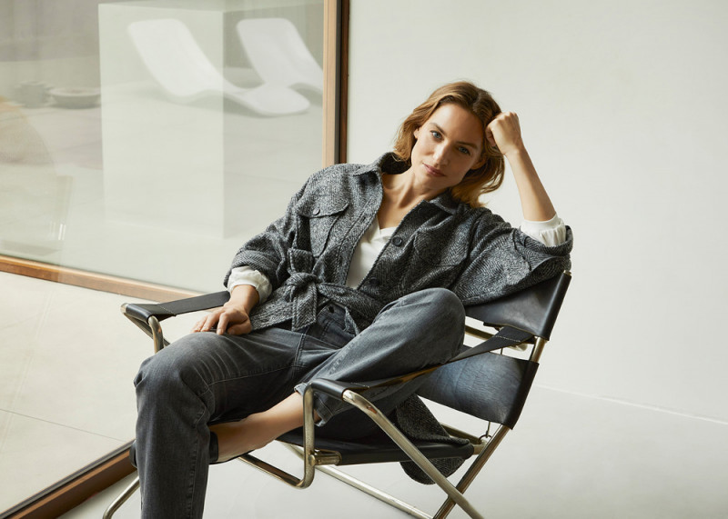 Renee Meijer featured in  the Claudia Sträter advertisement for Fall 2022