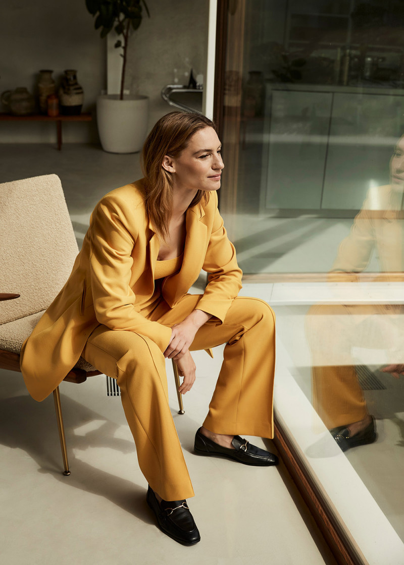 Renee Meijer featured in  the Claudia Sträter advertisement for Fall 2022