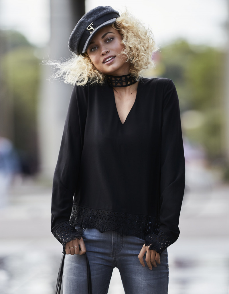 Stephanie Rose Bertram featured in  the SuperTrash advertisement for Autumn/Winter 2018