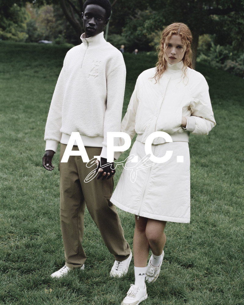 A.P.C. advertisement for Autumn/Winter 2022