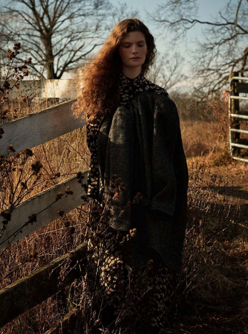 Carolina Burgin featured in  the Massimo Dutti Wild nature lookbook for Holiday 2019