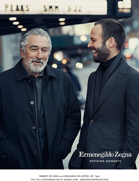 Ermenegildo Zegna advertisement for Autumn/Winter 2017