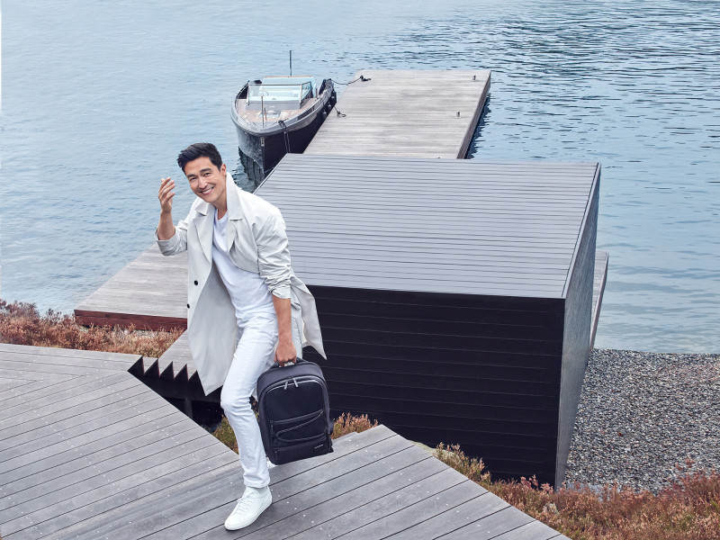 Tumi advertisement for Spring/Summer 2018