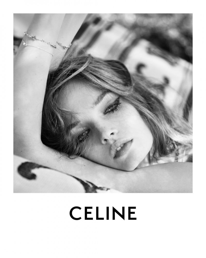 Lulu Tenney featured in  the Celine La Collection De Saint-Tropez advertisement for Summer 2023