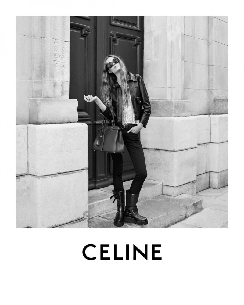 Lulu Tenney featured in  the Celine La Collection De Saint-Tropez advertisement for Summer 2023