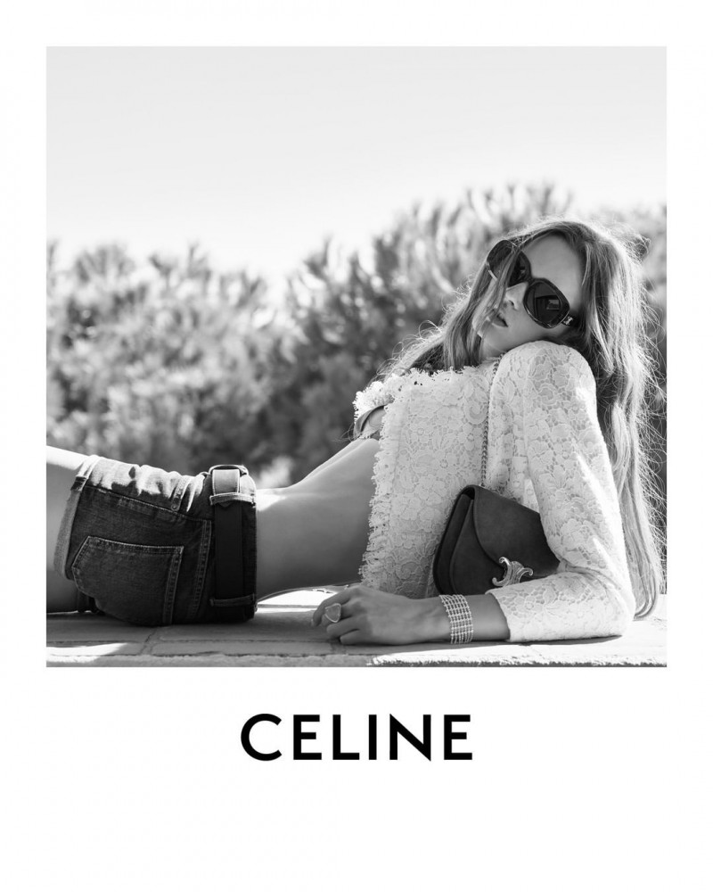 Lulu Tenney featured in  the Celine La Collection De Saint-Tropez advertisement for Summer 2023