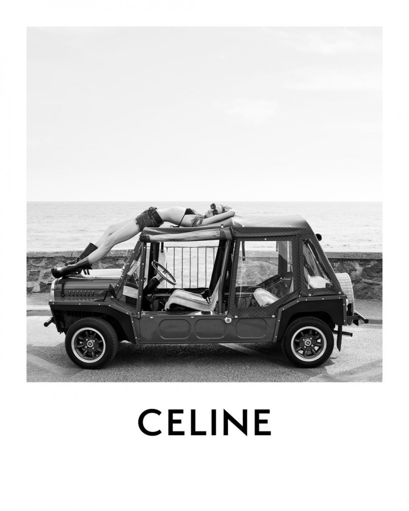 Lulu Tenney featured in  the Celine La Collection De Saint-Tropez advertisement for Summer 2023