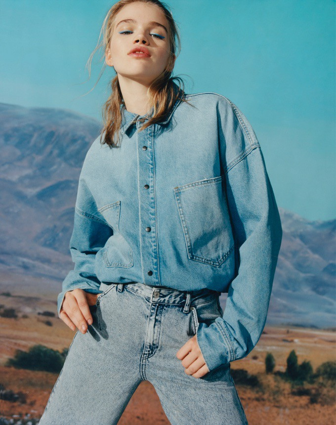 Stella Lucia featured in  the Pull & Bear advertisement for Autumn/Winter 2019