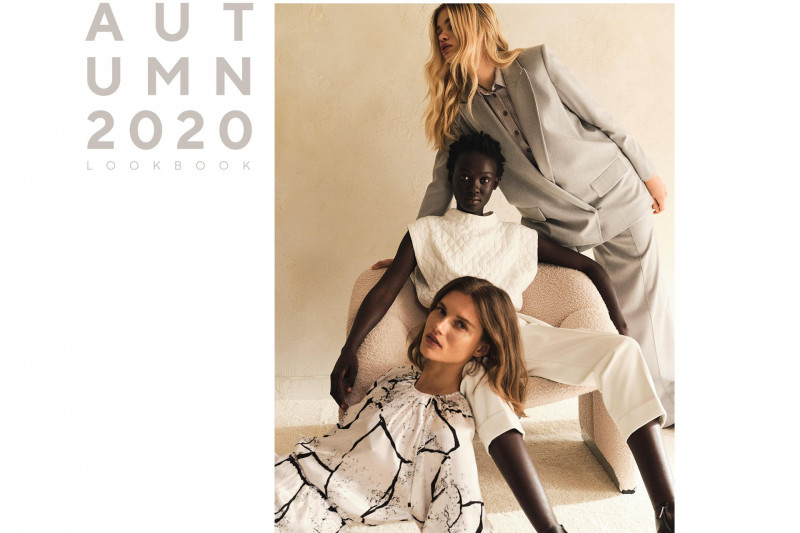 Giedre Dukauskaite featured in  the Reserved lookbook for Autumn/Winter 2020