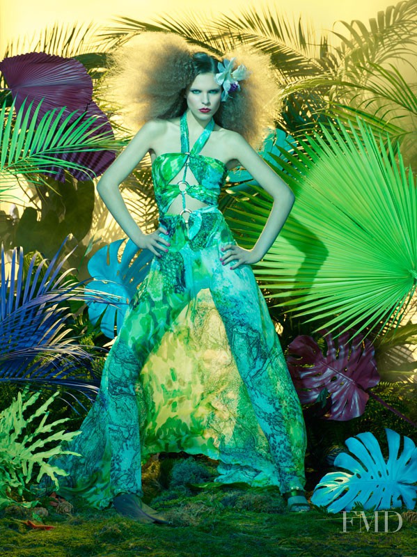 Katharina Hessen featured in  the Angelo Marani advertisement for Spring/Summer 2011