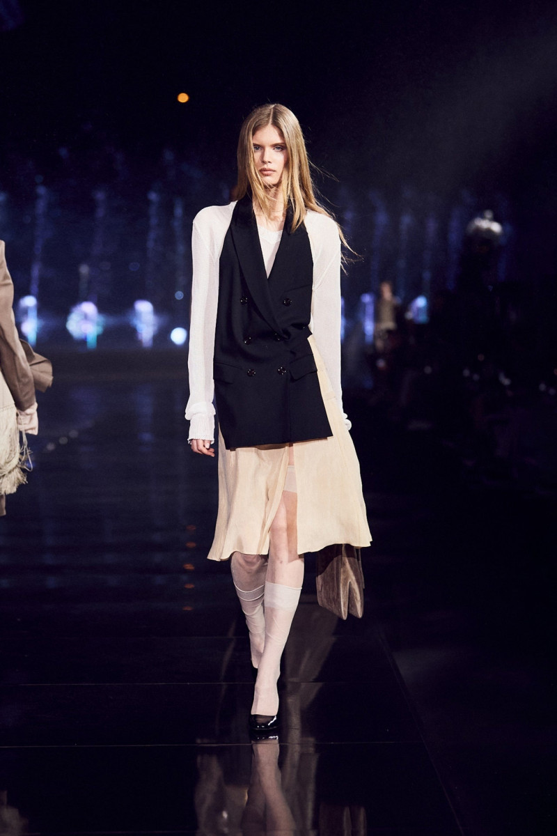 Ida Heiner featured in  the Boss by Hugo Boss fashion show for Spring/Summer 2023