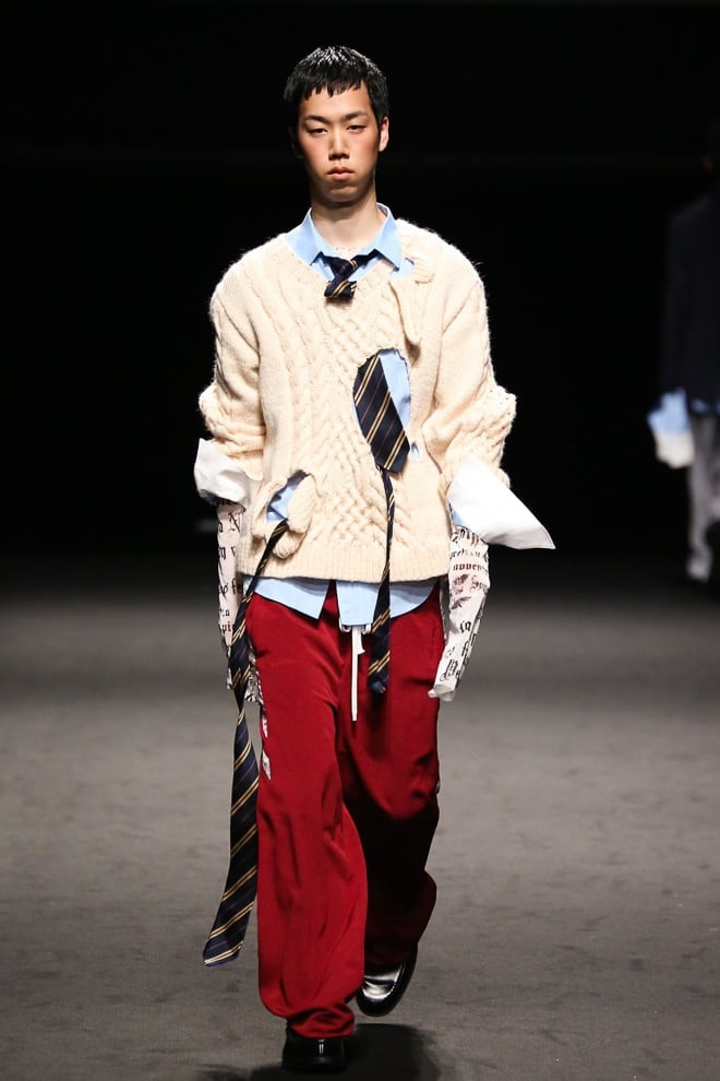 Keisukeyoshida fashion show for Autumn/Winter 2015