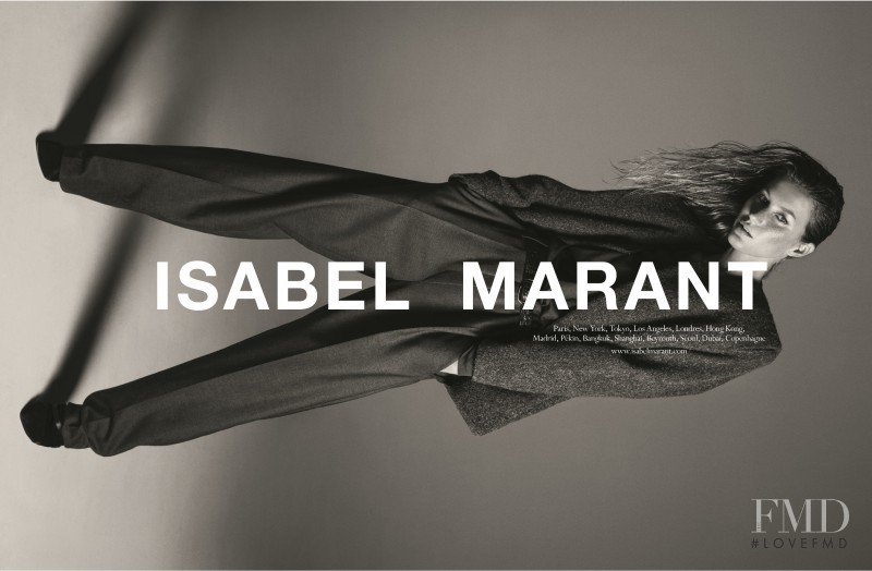 Gisele Bundchen featured in  the Isabel Marant advertisement for Autumn/Winter 2014