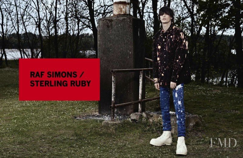 Raf Simons x Sterling Ruby advertisement for Autumn/Winter 2014