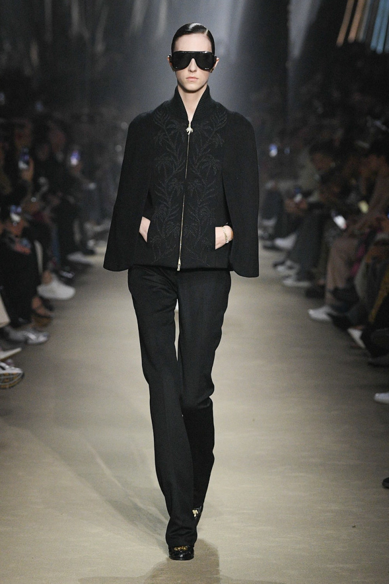 Evelyn Nagy featured in  the Palm Angels fashion show for Autumn/Winter 2023