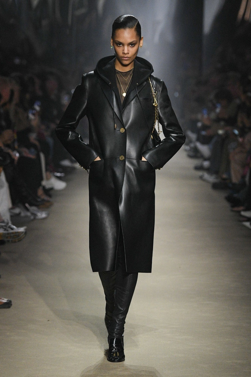 Farah Nieuwburg featured in  the Palm Angels fashion show for Autumn/Winter 2023