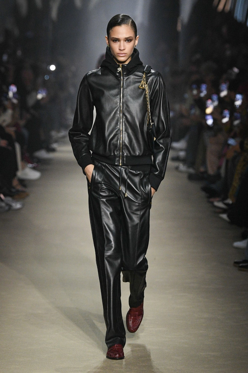 Catarina Guedes featured in  the Palm Angels fashion show for Autumn/Winter 2023