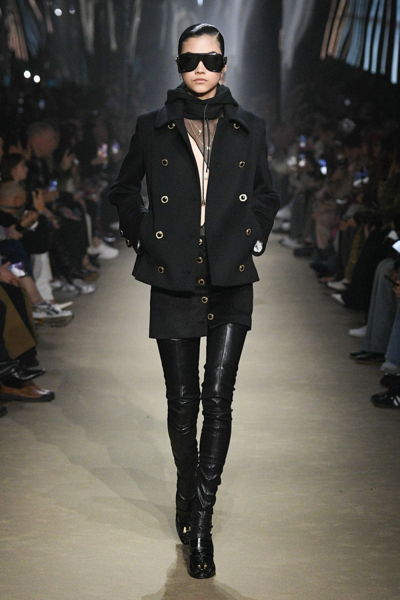 Mika Schneider featured in  the Palm Angels fashion show for Autumn/Winter 2023