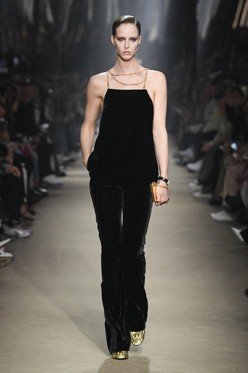 Abby Champion featured in  the Palm Angels fashion show for Autumn/Winter 2023