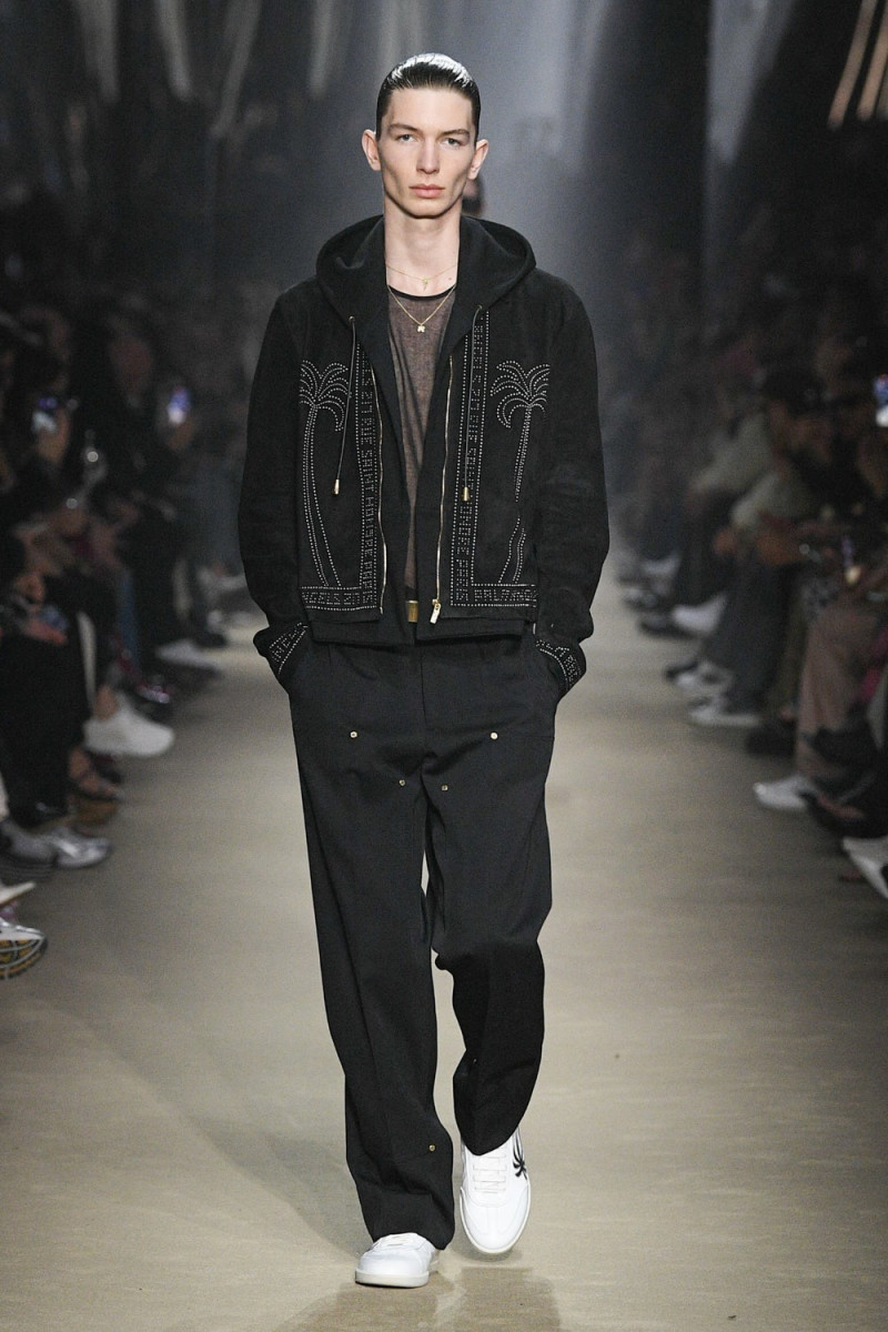 Lucien Habbelynck featured in  the Palm Angels fashion show for Autumn/Winter 2023