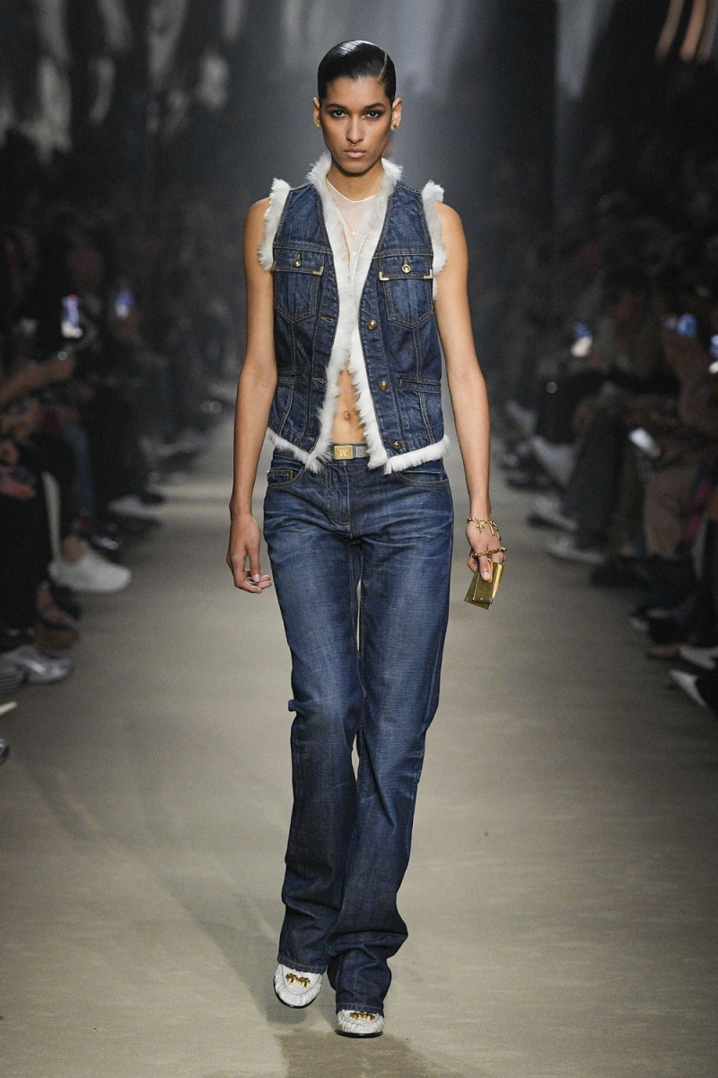 Jennifer Matias featured in  the Palm Angels fashion show for Autumn/Winter 2023