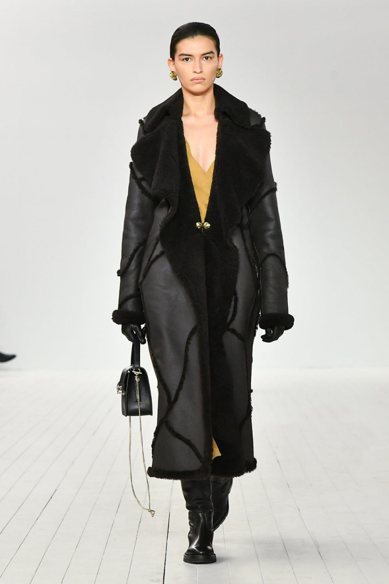 Celeste Romero featured in  the Chloe fashion show for Autumn/Winter 2023