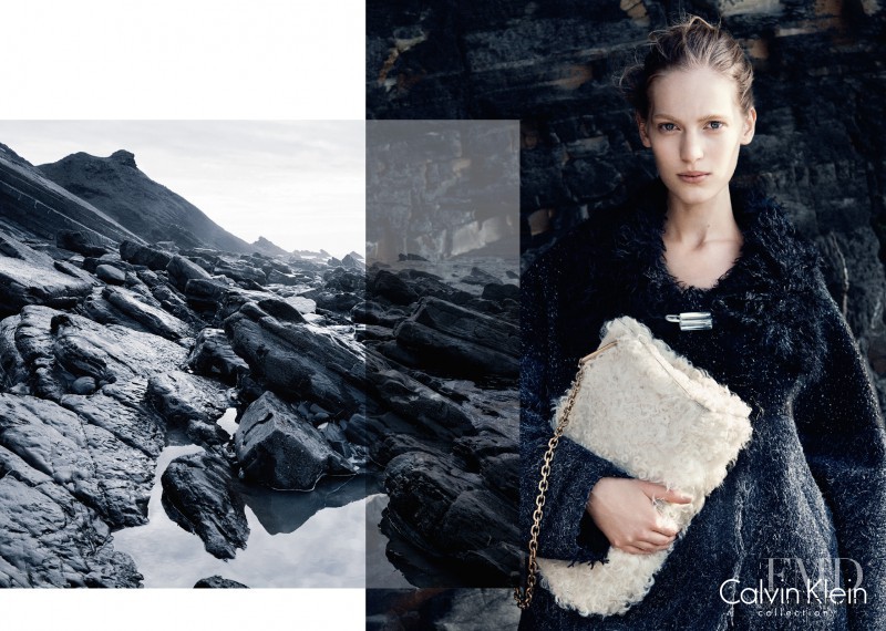 Vanessa Axente featured in  the Calvin Klein 205W39NYC advertisement for Autumn/Winter 2014