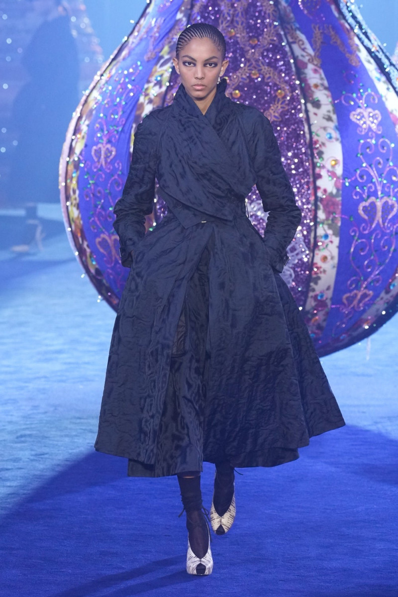 Ana Oliveira featured in  the Christian Dior Valkyrie Miss Dior fashion show for Autumn/Winter 2023