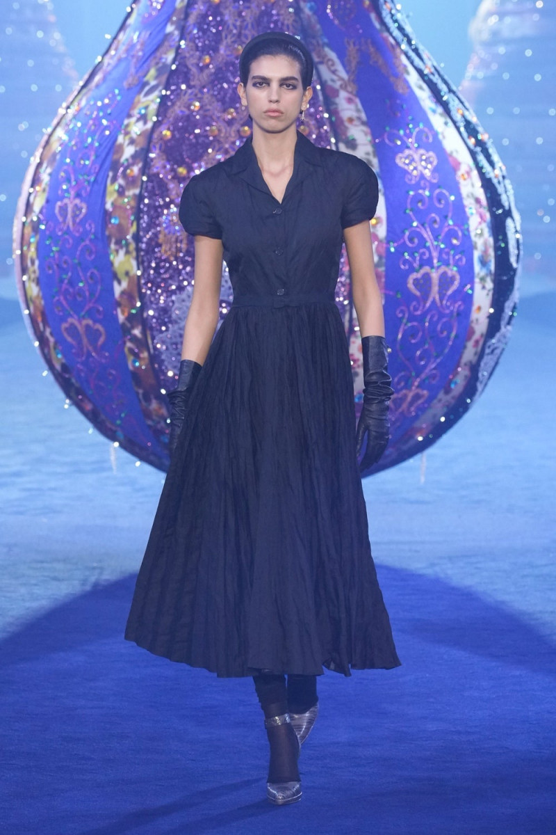 Sun Mizrahi featured in  the Christian Dior Valkyrie Miss Dior fashion show for Autumn/Winter 2023