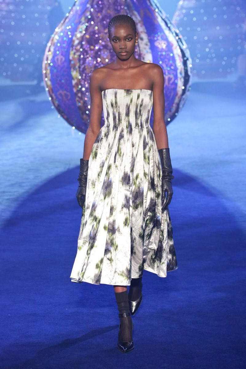 Gifty Emmanuel featured in  the Christian Dior Valkyrie Miss Dior fashion show for Autumn/Winter 2023