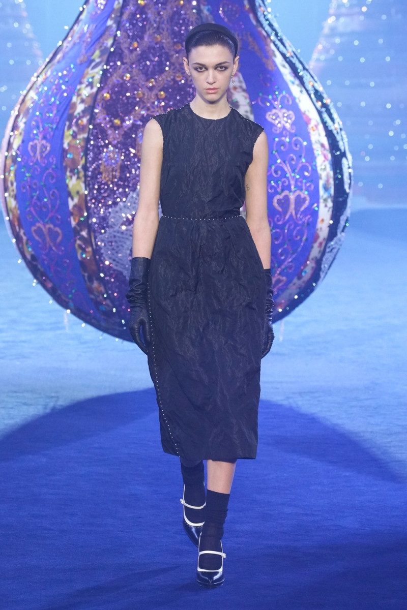 Diane Tassigny featured in  the Christian Dior Valkyrie Miss Dior fashion show for Autumn/Winter 2023