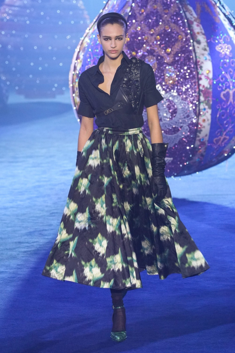 Catarina Guedes featured in  the Christian Dior Valkyrie Miss Dior fashion show for Autumn/Winter 2023