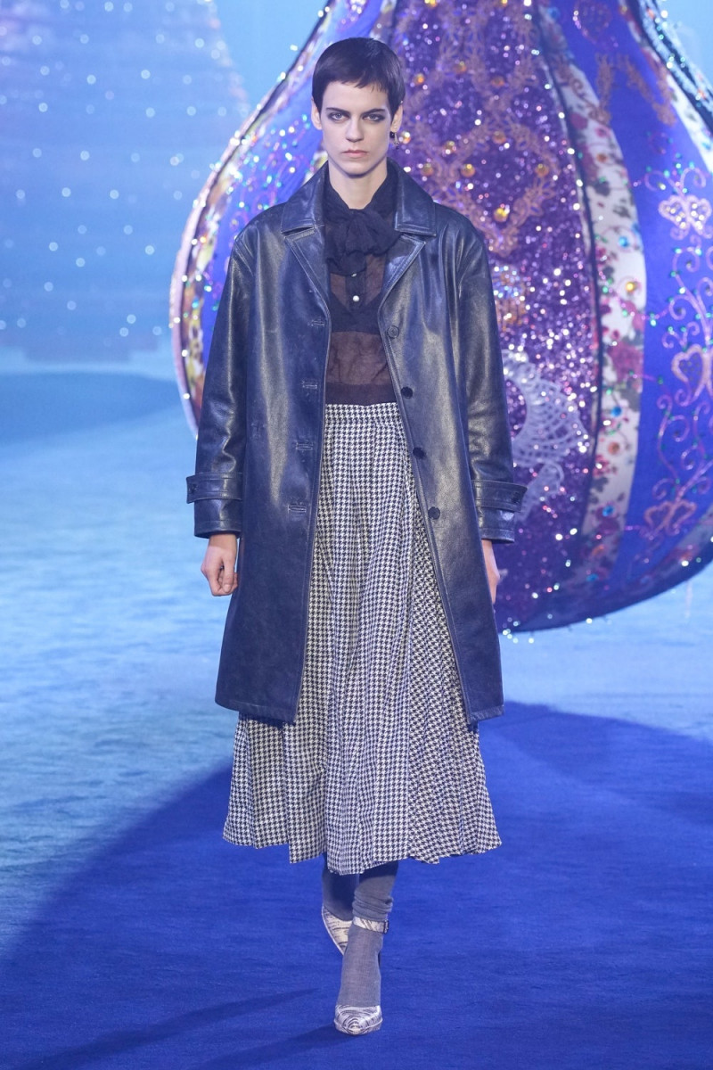 Miriam Sanchez featured in  the Christian Dior Valkyrie Miss Dior fashion show for Autumn/Winter 2023