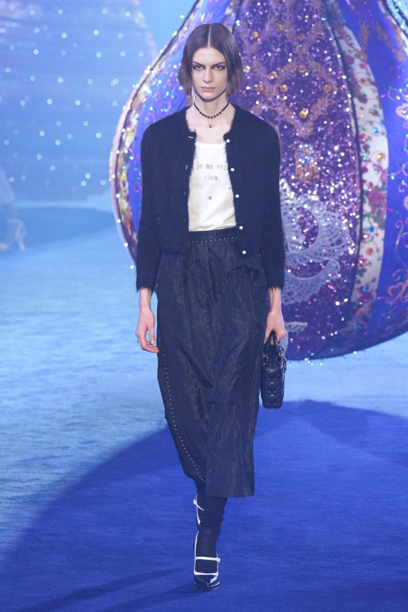 Boyka Matova featured in  the Christian Dior Valkyrie Miss Dior fashion show for Autumn/Winter 2023