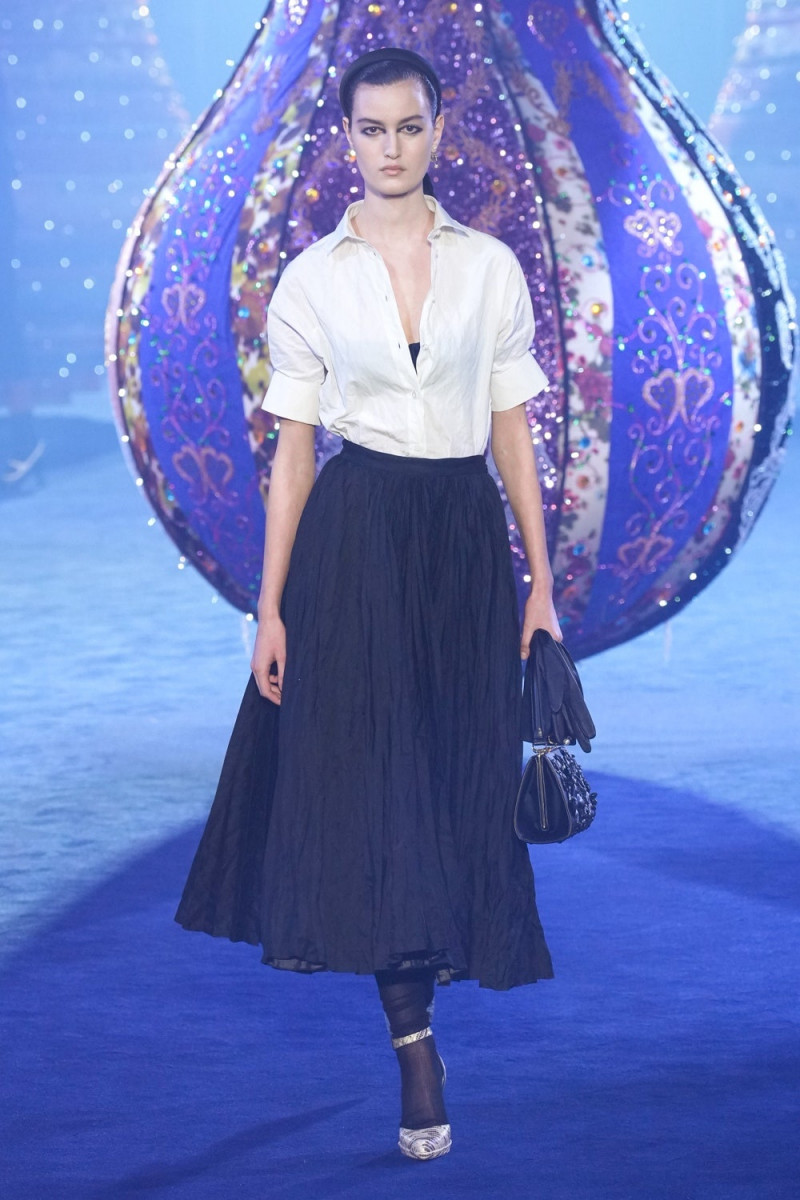 Noor Elliott featured in  the Christian Dior Valkyrie Miss Dior fashion show for Autumn/Winter 2023