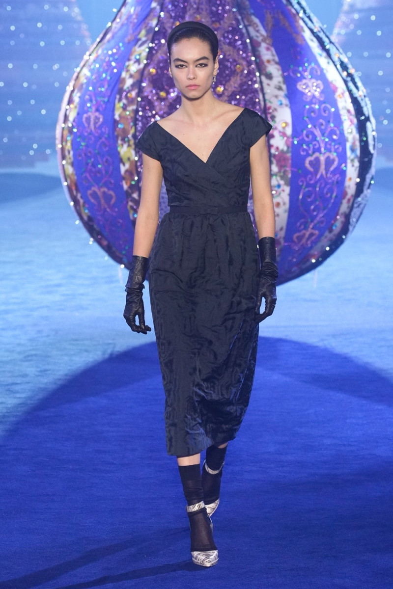 Maryel Uchida featured in  the Christian Dior Valkyrie Miss Dior fashion show for Autumn/Winter 2023