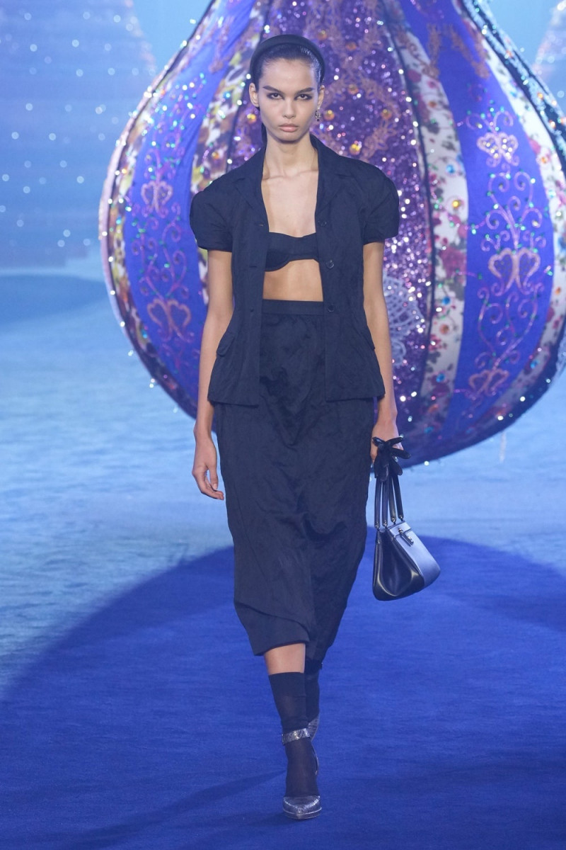 Thalita Gomes featured in  the Christian Dior Valkyrie Miss Dior fashion show for Autumn/Winter 2023