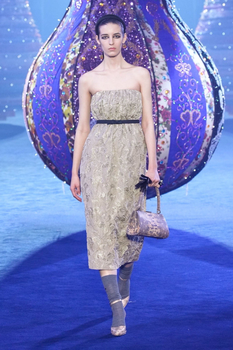 Valery Sergeeva featured in  the Christian Dior Valkyrie Miss Dior fashion show for Autumn/Winter 2023